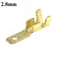 moški neizoliran kabelski končnik 2,8mm, moška hitra spojka 2.8